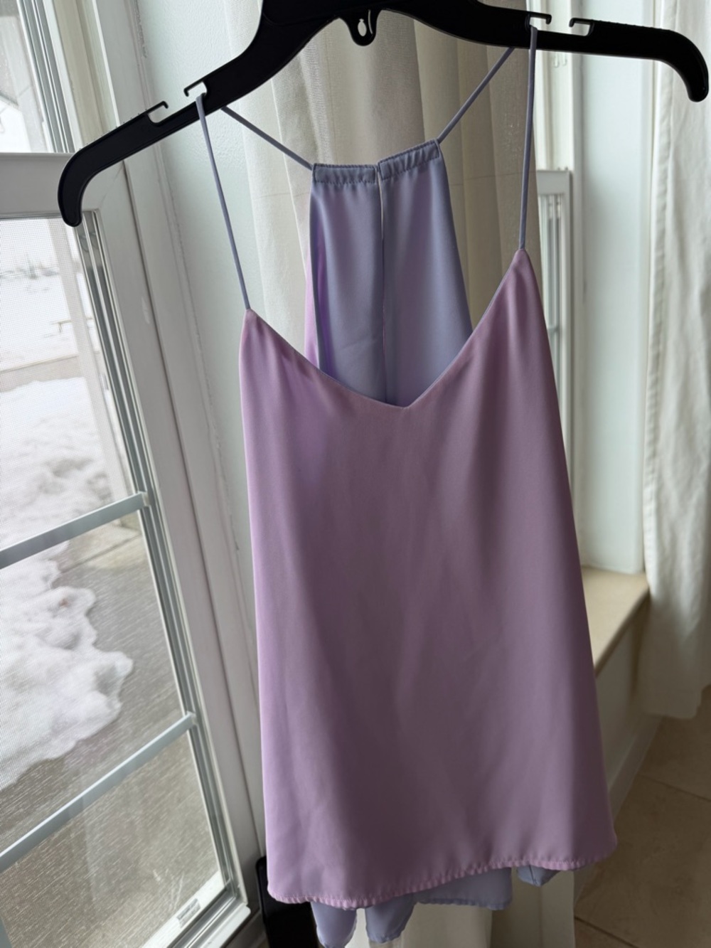 Express Lavender Spaghetti-Strap Slip Camisole
